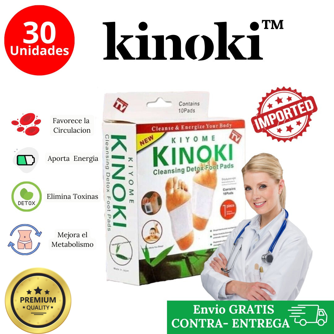 KINOKI X30Und | PARCHES DESINTOXICANTE + ENVIO GRATIS 🚚