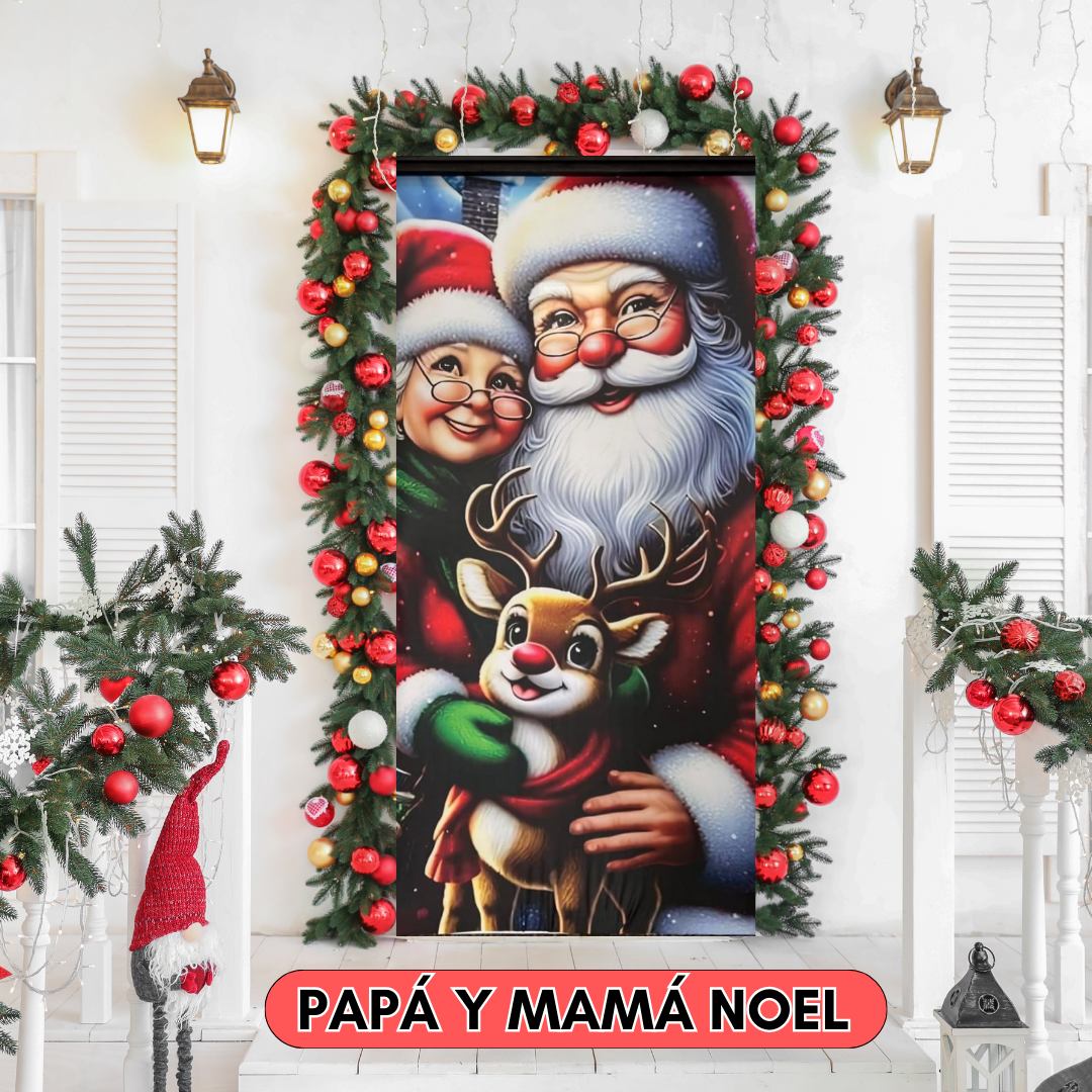 🔥50% DESCUENTO - 🎅🏻FORROS NAVIDEÑOS PARA PUERTAS🎄🚪