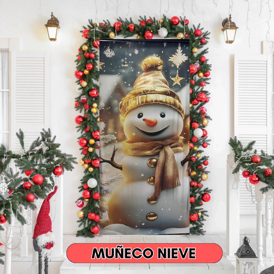 🔥50% DESCUENTO - 🎅🏻FORROS NAVIDEÑOS PARA PUERTAS🎄🚪