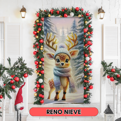 🔥50% DESCUENTO - 🎅🏻FORROS NAVIDEÑOS PARA PUERTAS🎄🚪