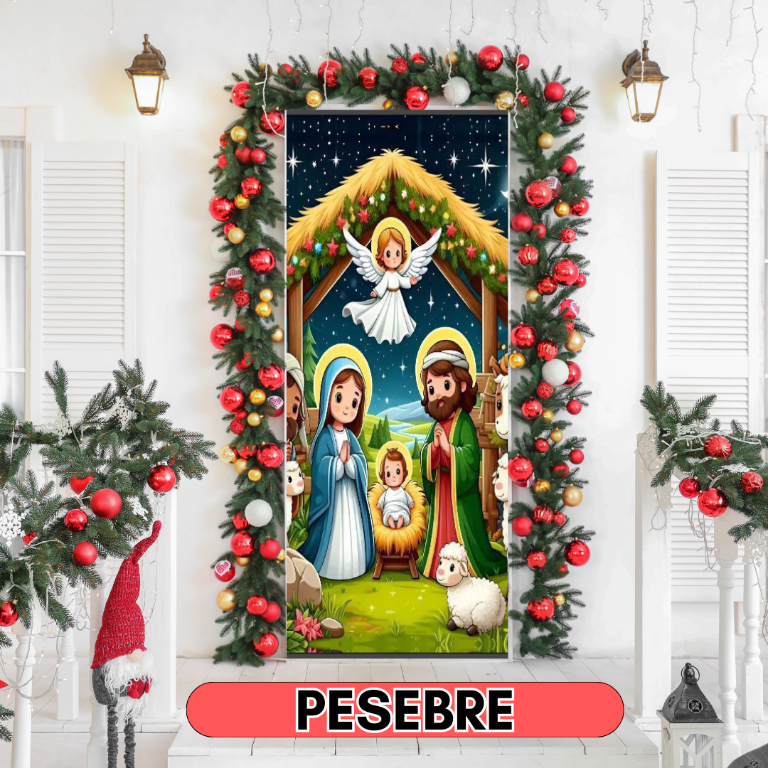 🔥50% DESCUENTO - 🎅🏻FORROS NAVIDEÑOS PARA PUERTAS🎄🚪