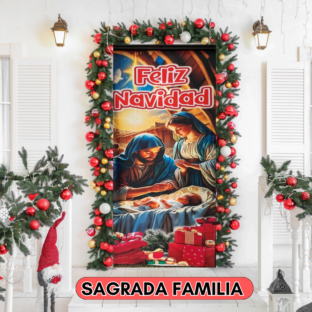 🔥50% DESCUENTO - 🎅🏻FORROS NAVIDEÑOS PARA PUERTAS🎄🚪