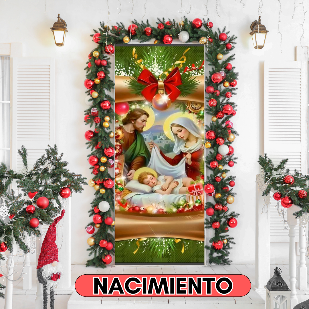 🔥50% DESCUENTO - 🎅🏻FORROS NAVIDEÑOS PARA PUERTAS🎄🚪