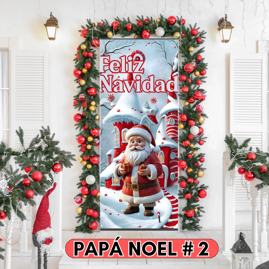 🔥50% DESCUENTO - 🎅🏻FORROS NAVIDEÑOS PARA PUERTAS🎄🚪