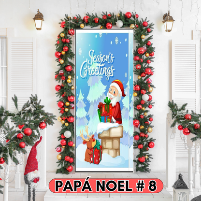 🔥50% DESCUENTO - 🎅🏻FORROS NAVIDEÑOS PARA PUERTAS🎄🚪