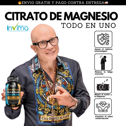 CITRATOS Fórmula Triple Magnesio y Potasio  + ENVIO GRATIS 🚚