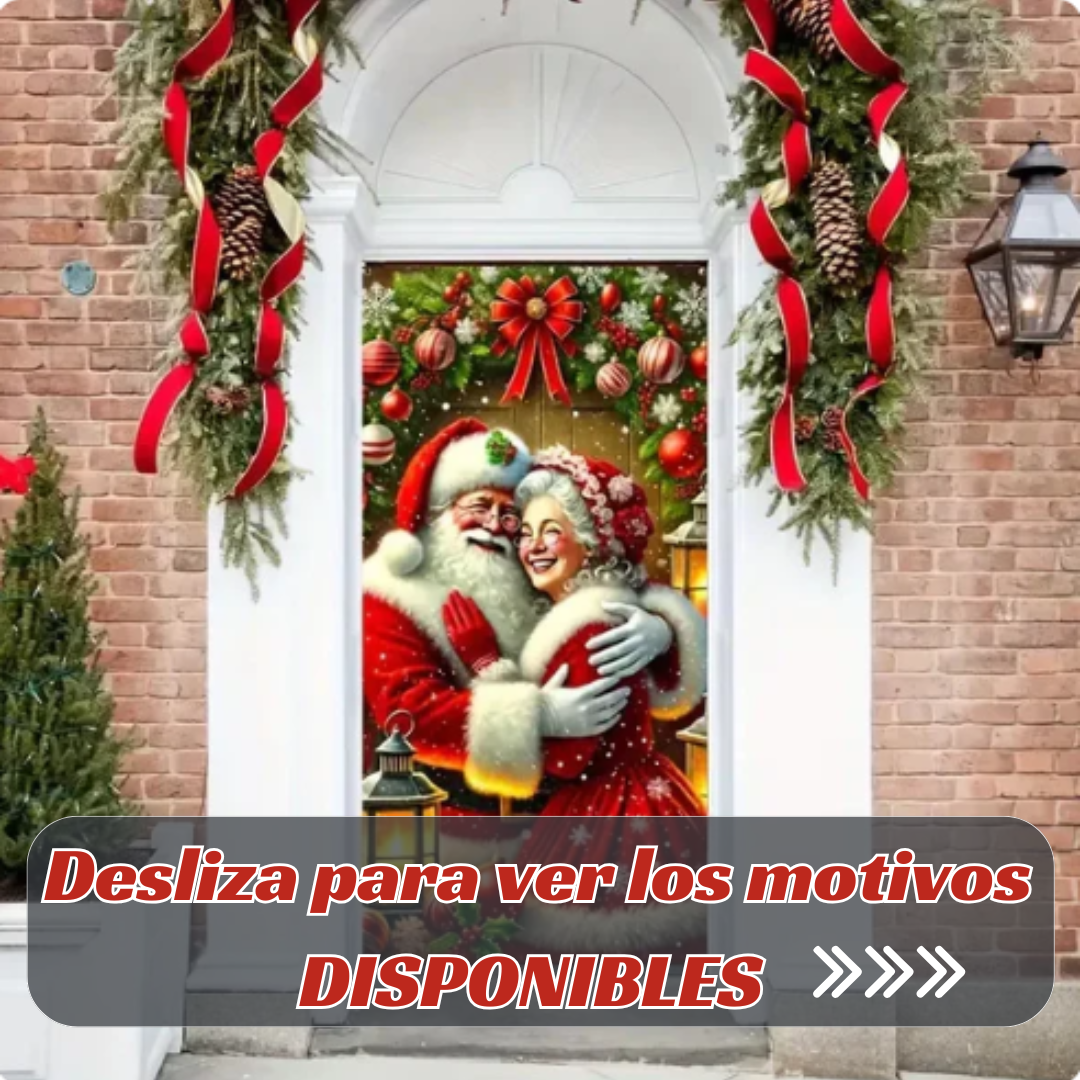🔥50% DESCUENTO - 🎅🏻FORROS NAVIDEÑOS PARA PUERTAS🎄🚪