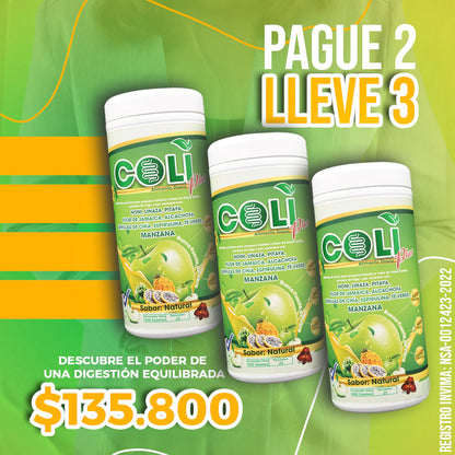 COLI PLUS FIBRA NATURAL 100%🌱