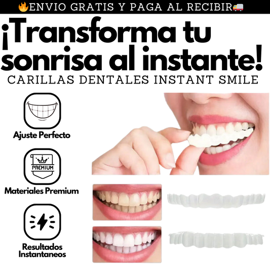 INSTANT SMILE: Carillas Dentales Con Ajuste Natural Para una Sonrisa Perfecta.🦷✨