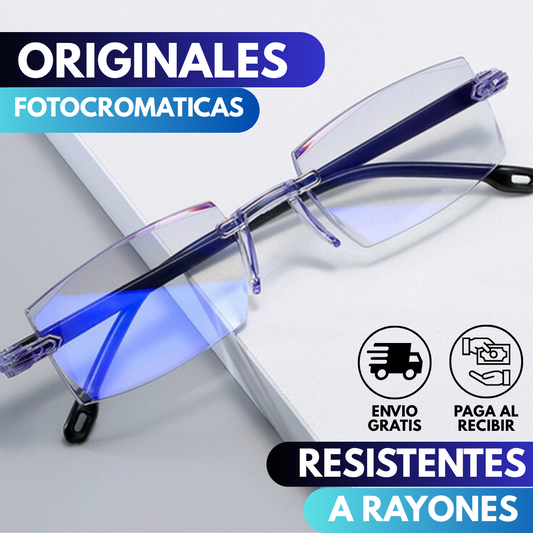 Gafas De Lectura Fotocromáticas ORIGINALES – Ligeras, Resistentes y Con Protección UV Total