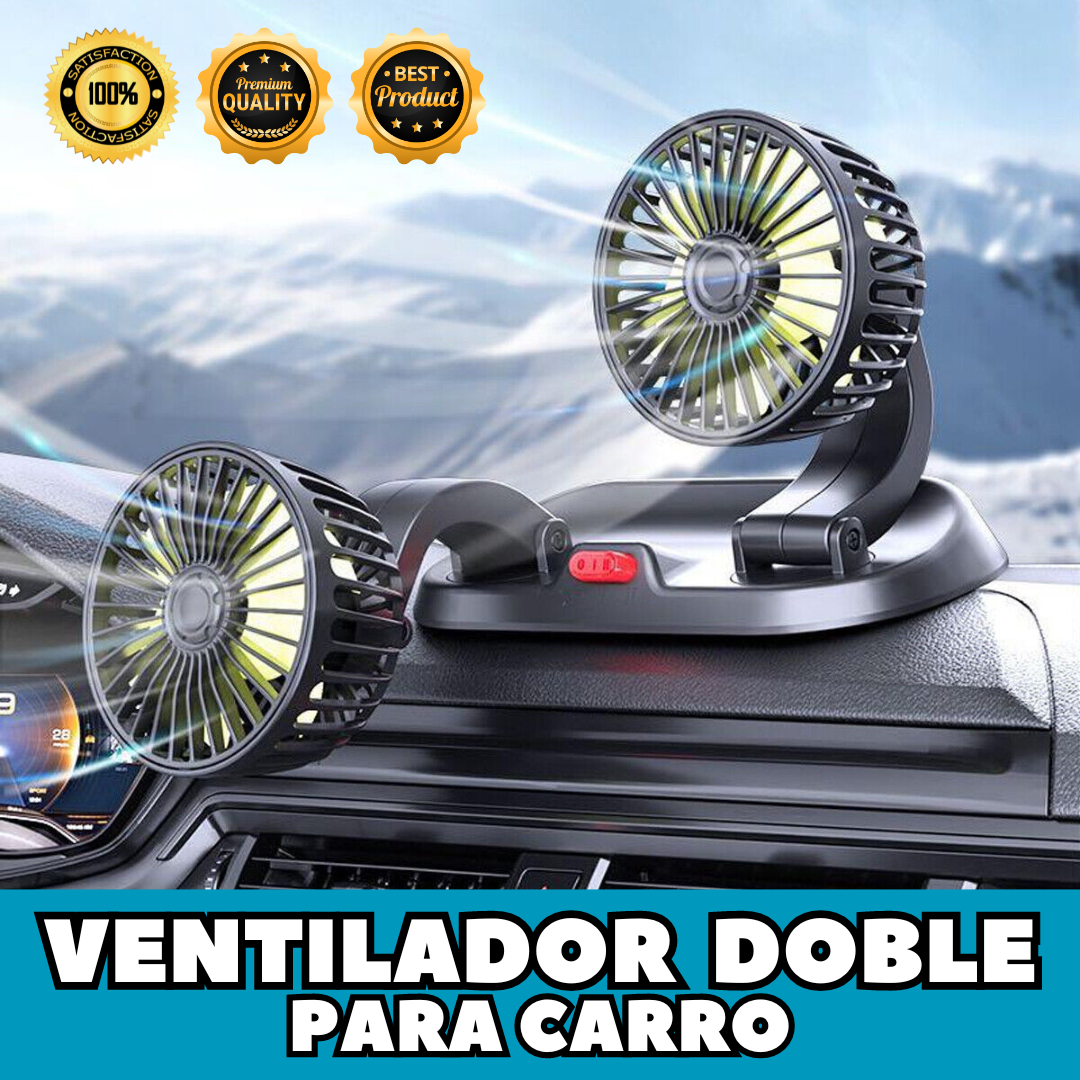 Ventilador Doble para Carro