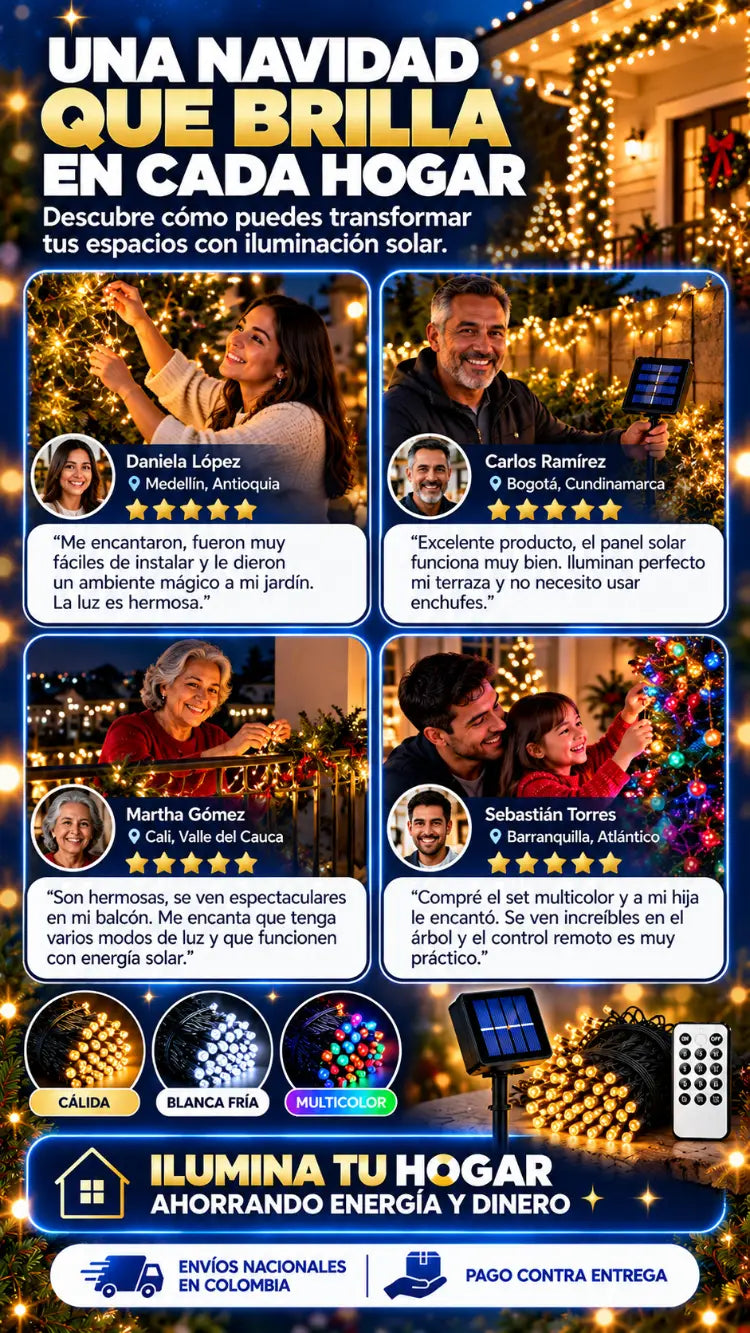 Navidad que brilla en cada hogar