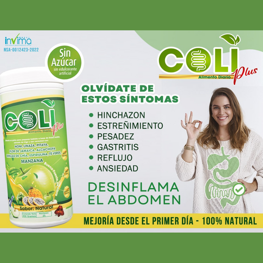 COLI PLUS FIBRA NATURAL 100%🌱
